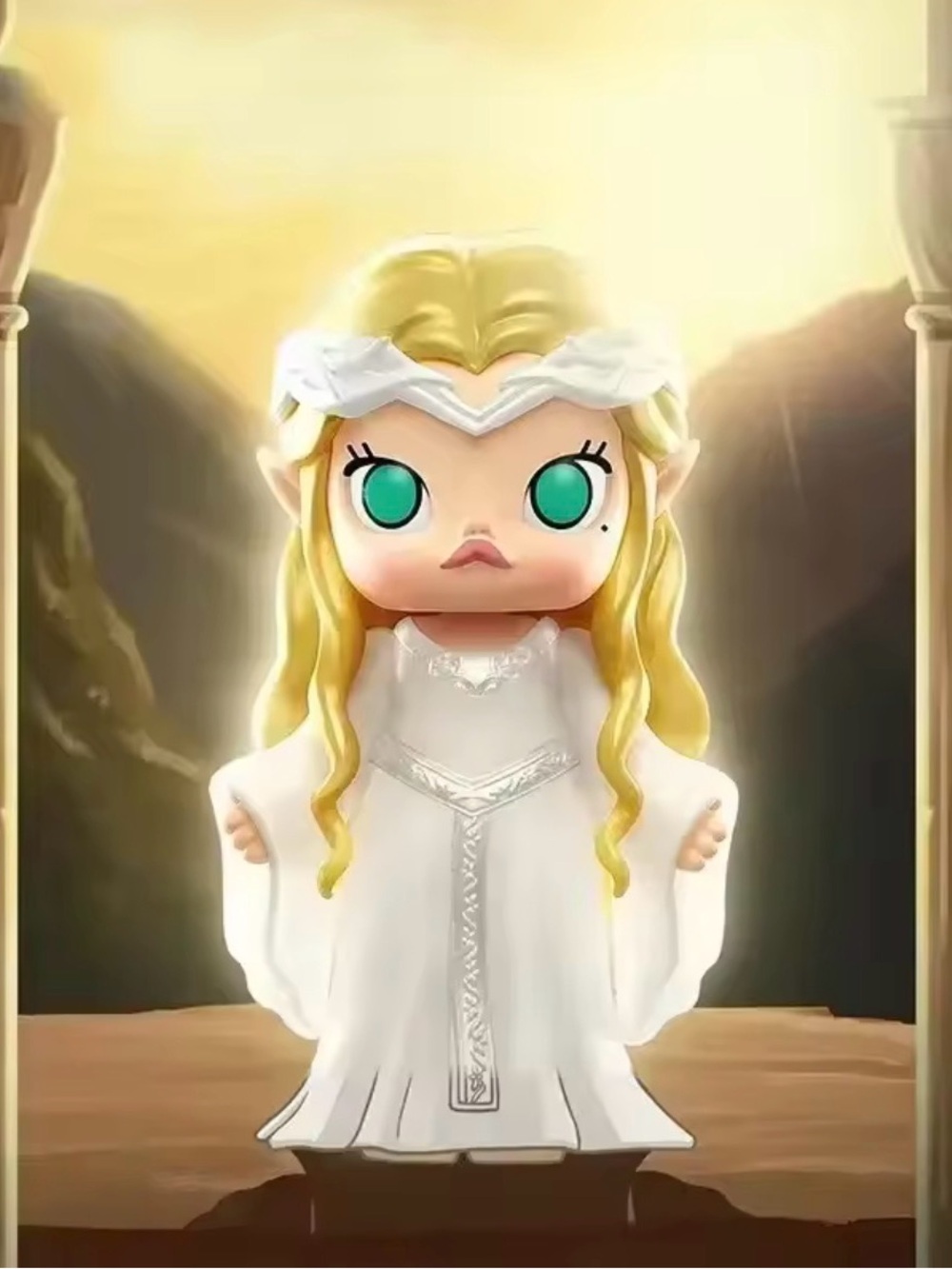 Molly collab with Warner Brothers, featuring Galadriel from Lord of the Rings!